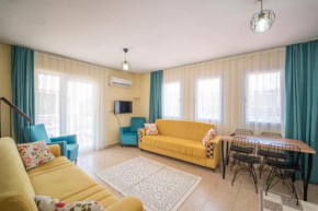 Central House near Calis Beach with Balcony and View in Fethiye
